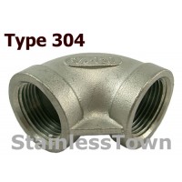 Type 304 Stainless 90 Degree Elbows